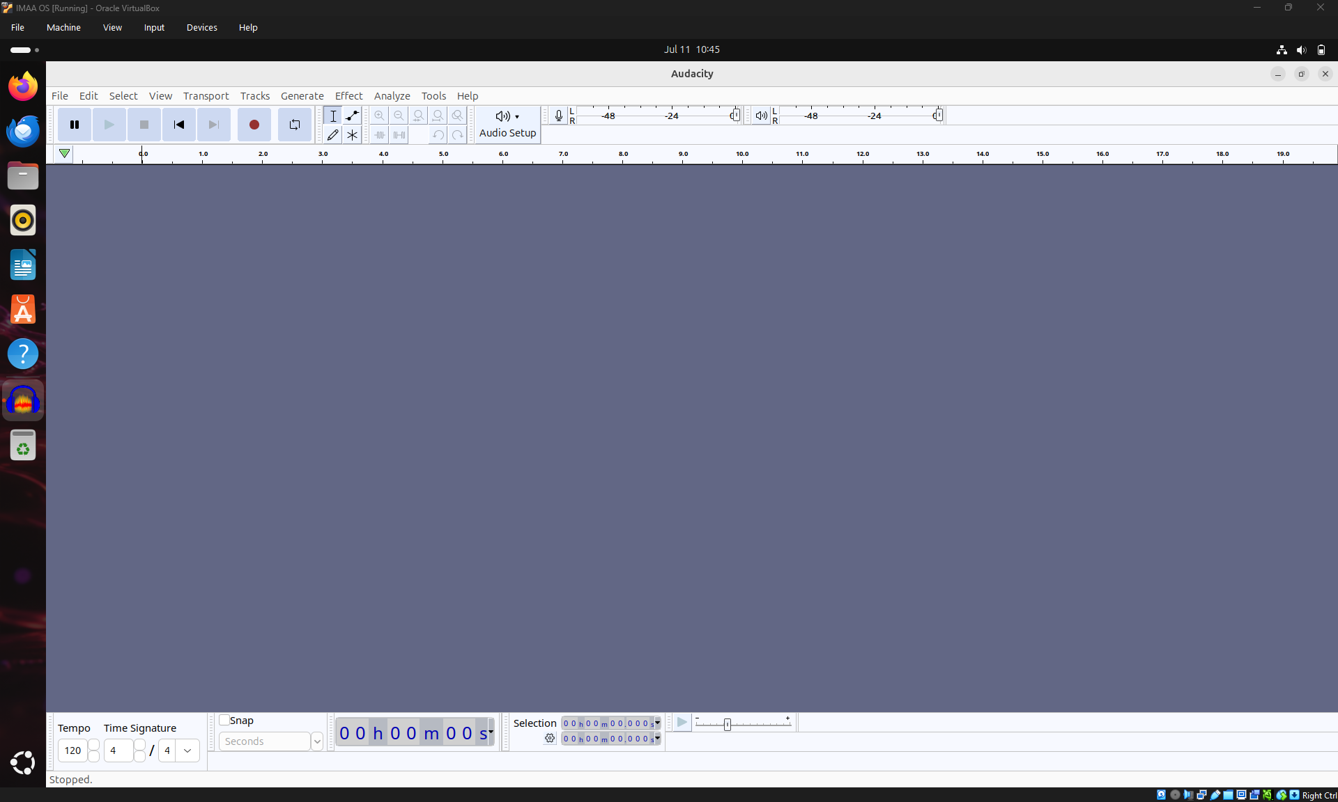 Audacity Interface