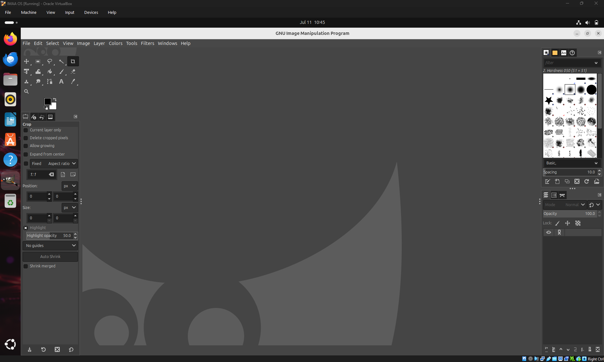 GIMP Interface